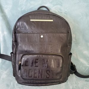 Steve Madden Logo Embossed Backpack